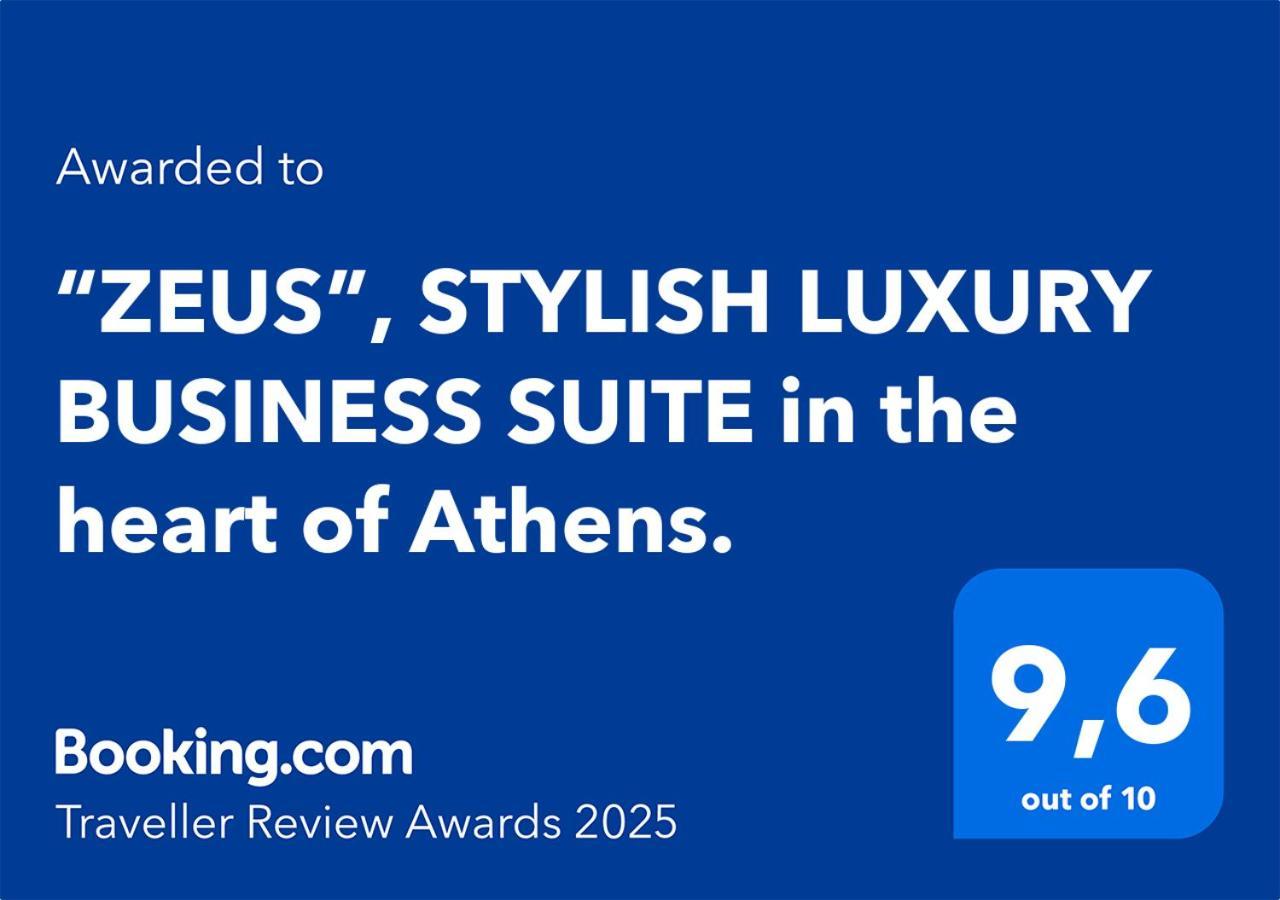 “Zeus”, Stylish Luxury Business Suite In The Heart Of Athens. Bagian luar foto